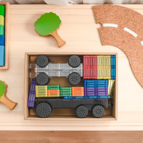 CONNETIX - 50 Piece Rainbow Transport Pack